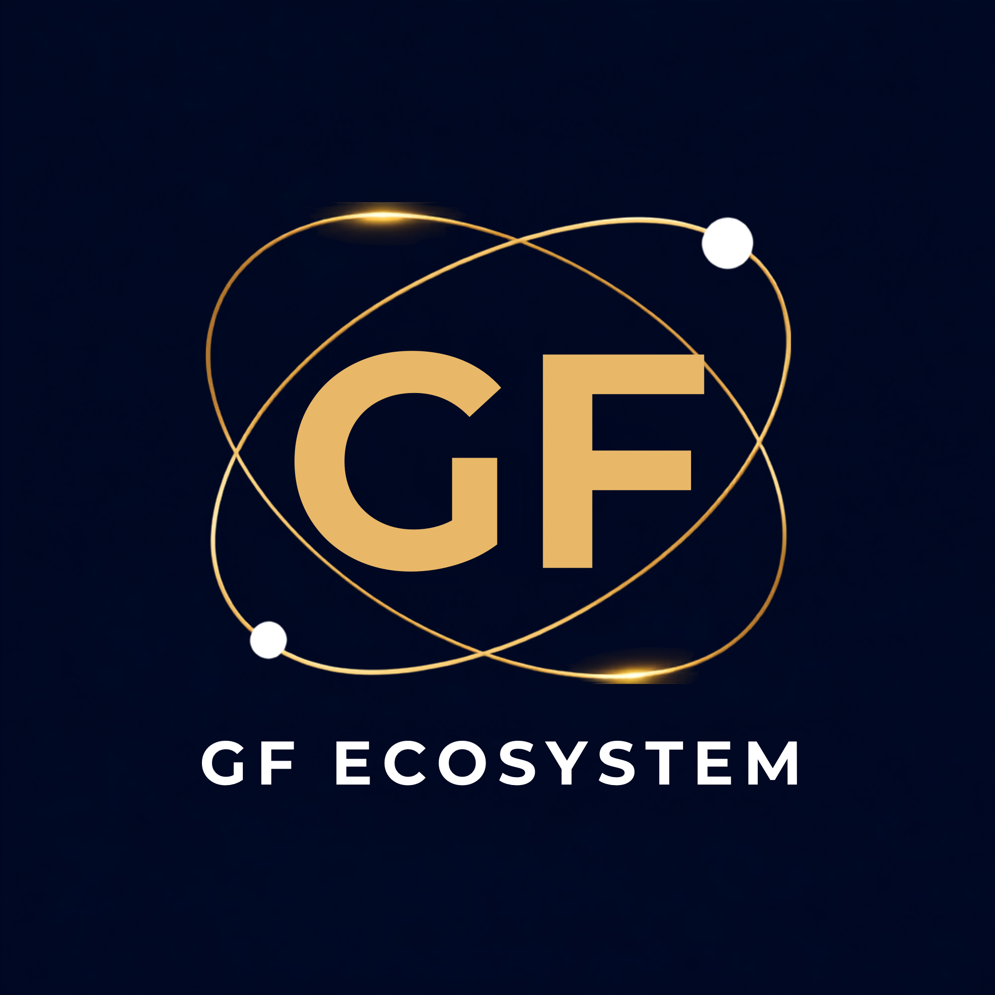 GF Ecosystem — logo ufficiale Orbit Gold 2026